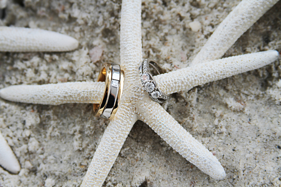 Green and Pink Clearwater Sand Key Park Wedding (2)