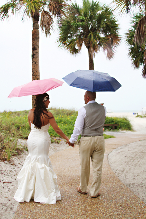 Green and Pink Clearwater Sand Key Park Wedding (9)