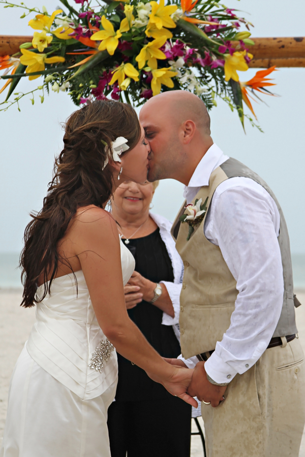 Green and Pink Clearwater Sand Key Park Wedding (12)