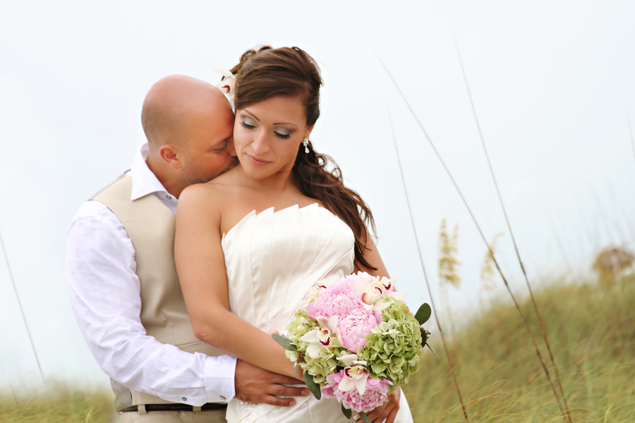 Green and Pink Clearwater Sand Key Park Wedding (7)