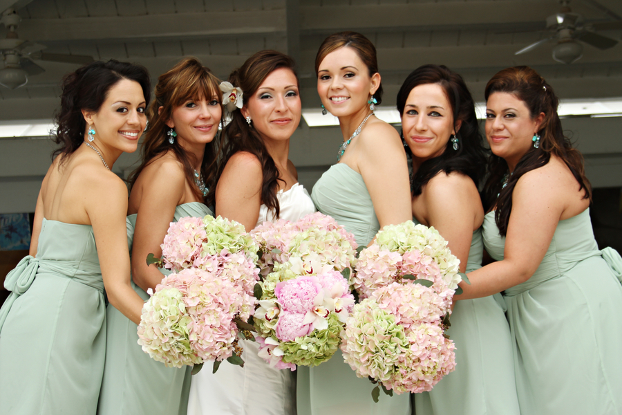 Green and Pink Clearwater Sand Key Park Wedding (8)