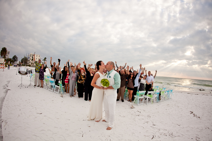 Aqua Blue and Lime Green Siesta Key Beach Wedding - Siesta Key Wedding Photographer Ware House Studios (10)