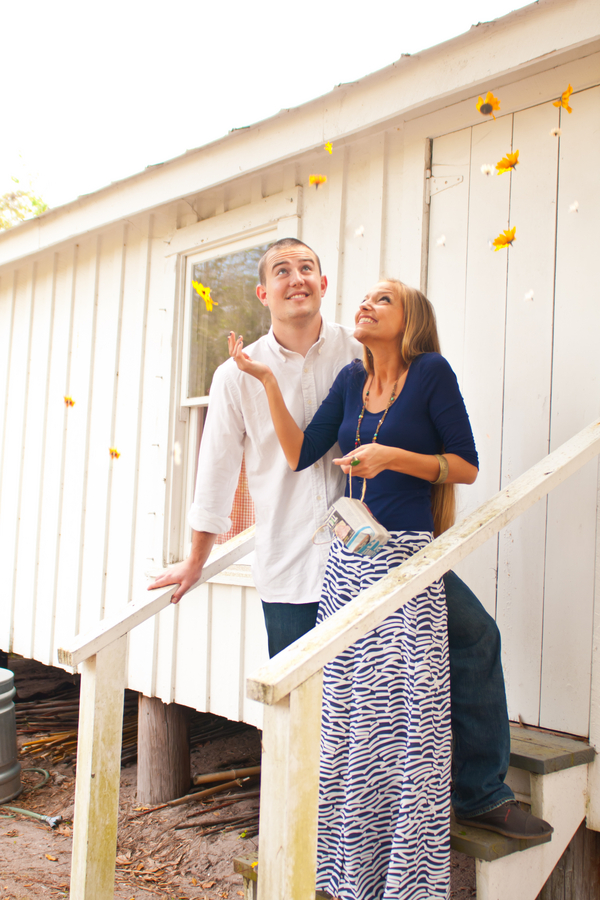 Rustic, Outdoor Engagement Shoot - Largo Botanical Garden by Horn Photography and Design (10)