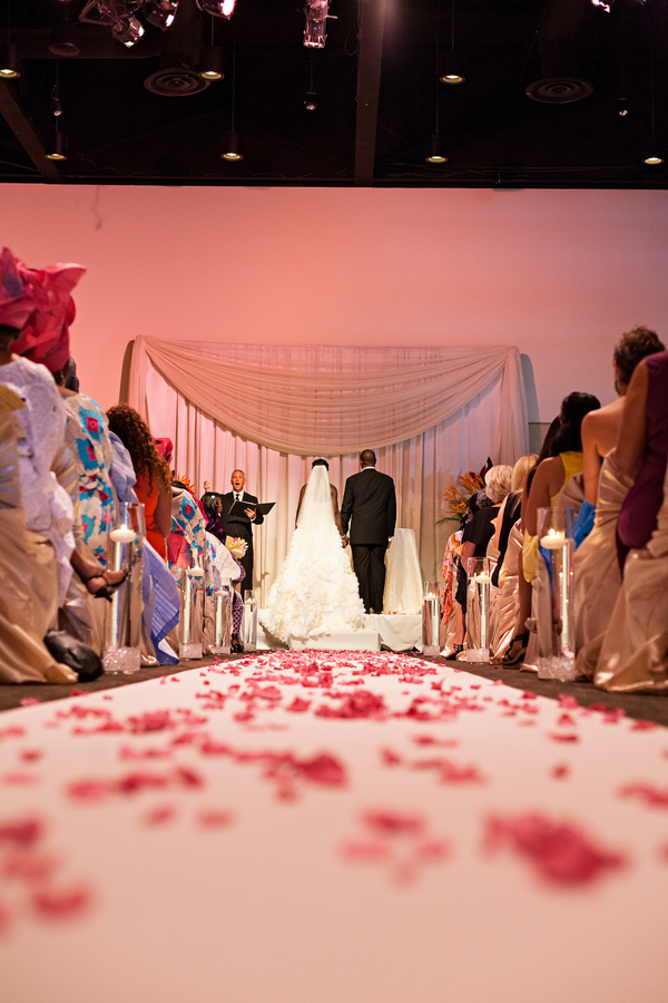 Fuchsia and Champagne Modern Nigerian Tampa Destination Wedding - Tampa Wedding Venue A La Carte Pavilion (11)