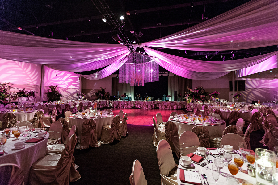 Fuchsia and Champagne Modern Nigerian Tampa Destination Wedding - Tampa Wedding Venue A La Carte Pavilion (6)