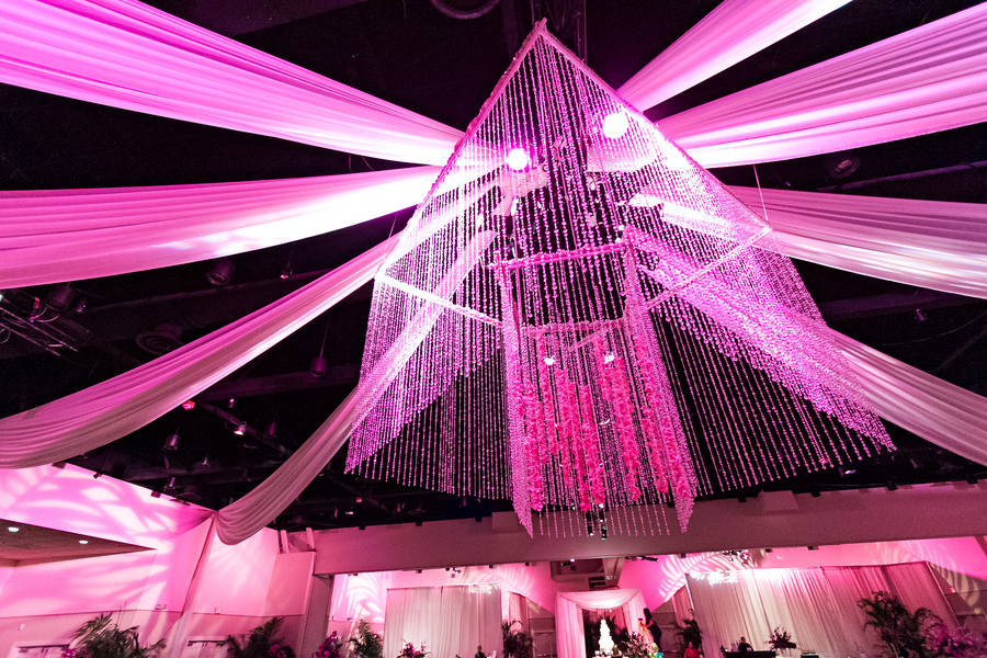 Fuchsia and Champagne Modern Nigerian Tampa Destination Wedding - Tampa Wedding Venue A La Carte Pavilion (5)