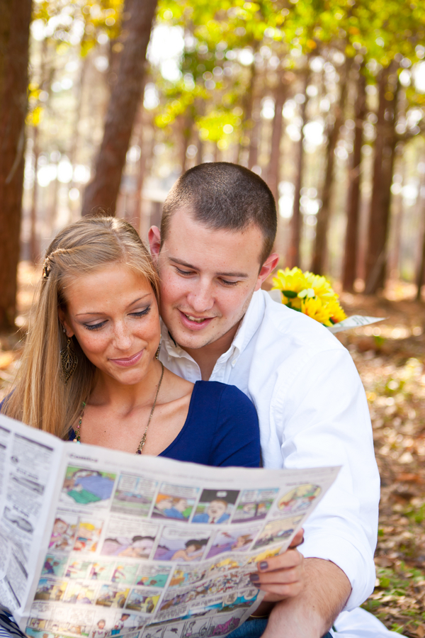 Rustic, Outdoor Engagement Shoot - Largo Botanical Garden by Horn Photography and Design (2)