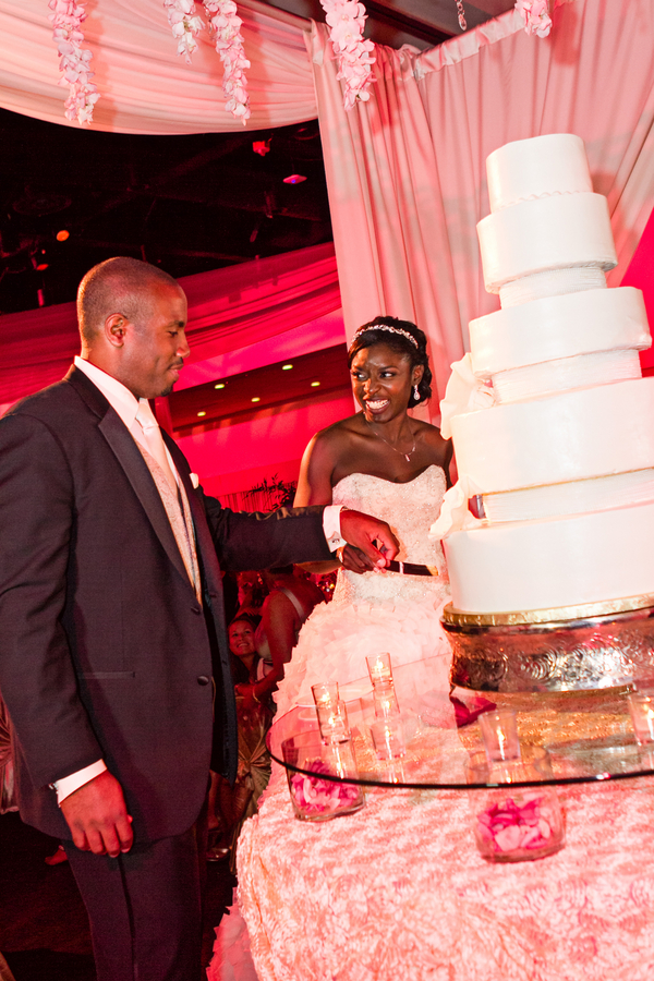 Fuchsia and Champagne Modern Nigerian Tampa Destination Wedding - Tampa Wedding Venue A La Carte Pavilion (24)