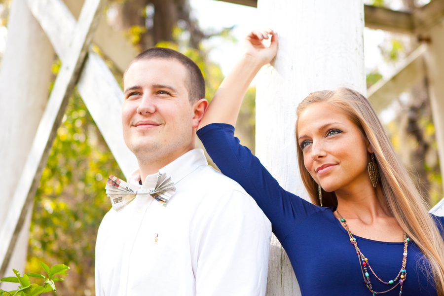 Rustic, Outdoor Engagement Shoot - Largo Botanical Garden by Horn Photography and Design (6)