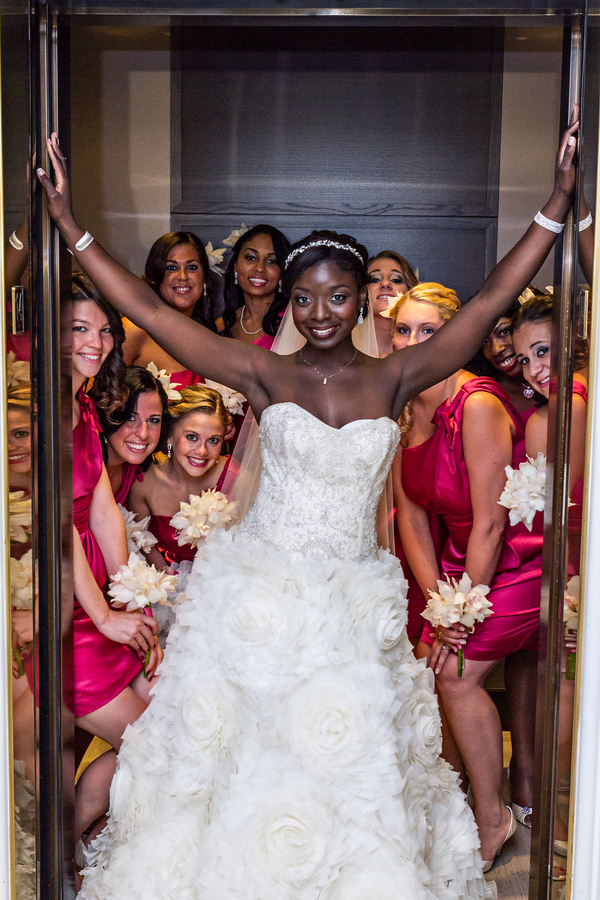 Fuchsia and Champagne Modern Nigerian Tampa Destination Wedding - Tampa Wedding Venue A La Carte Pavilion (16)