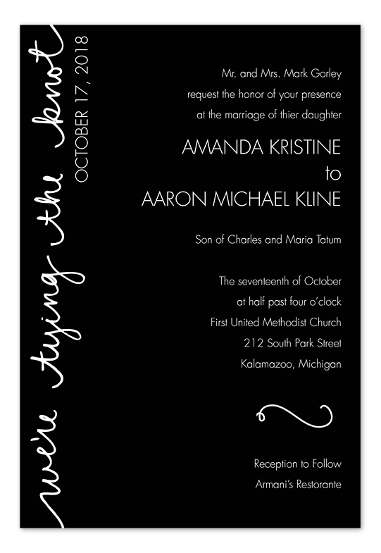 Modern Wedding Invitation - InvitationConsultants.com