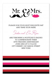 Moustache Wedding Invitations - InvitationConsultants.com (1)