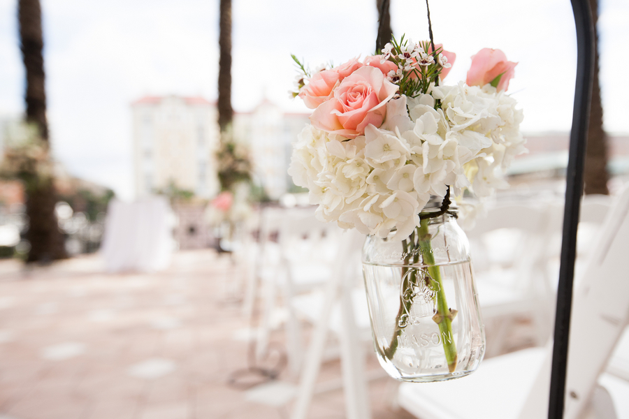 Pink & White Elegant Tampa Marriott Waterside Wedding - Kimberly Photography (14)