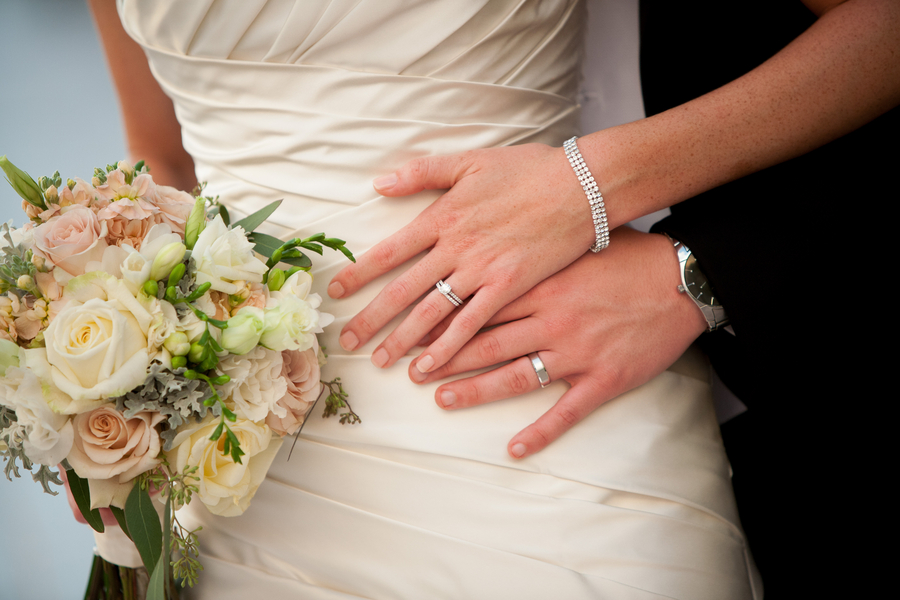 Pink & White Elegant Tampa Marriott Waterside Wedding - Kimberly Photography (21)