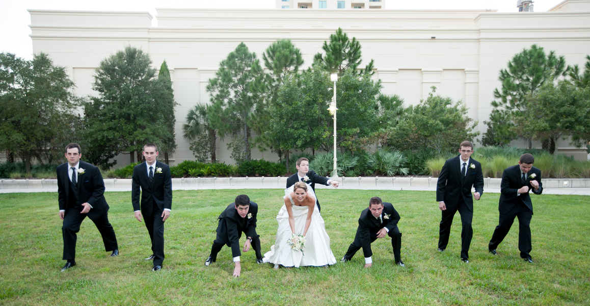 Pink & White Elegant Tampa Marriott Waterside Wedding - Kimberly Photography (23)