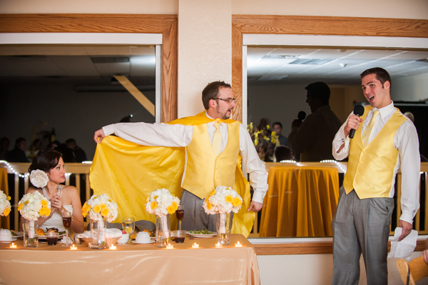 Yellow & Grey Superhero Wedding - Tampa Bay Watch - Angle He Photography (28)