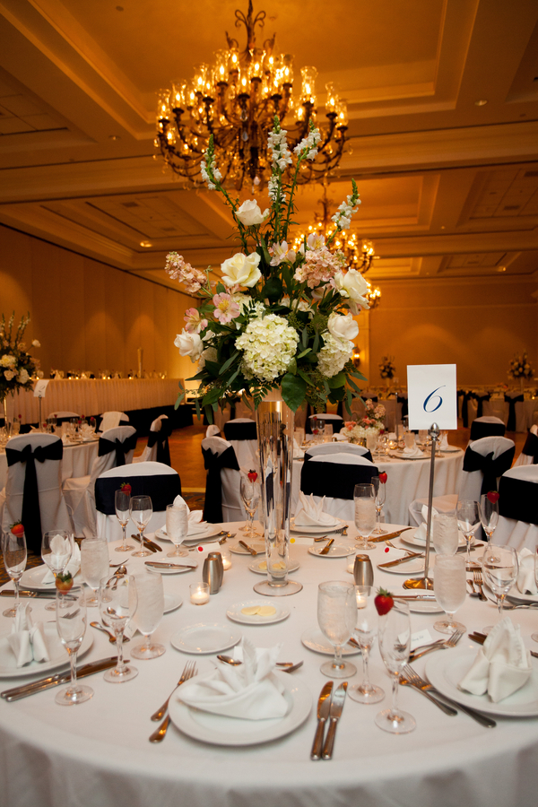 Pink & White Elegant Tampa Marriott Waterside Wedding - Kimberly Photography (27)