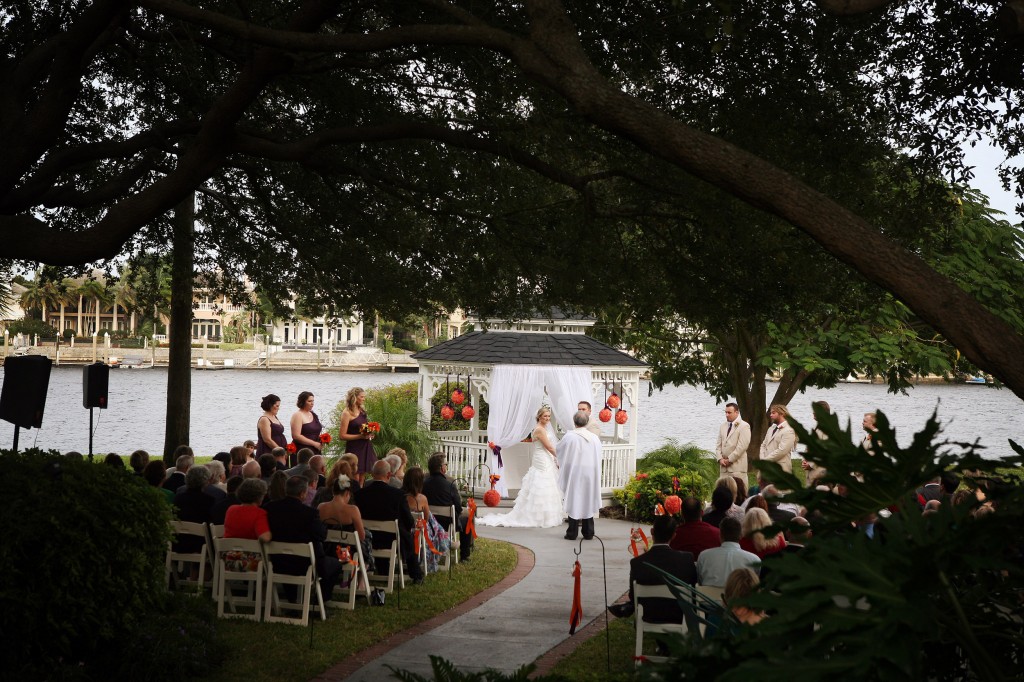 Orange & Purple Oktoberfest Wedding - Davis Island Garden Club - Victor's Photojournalism (16)