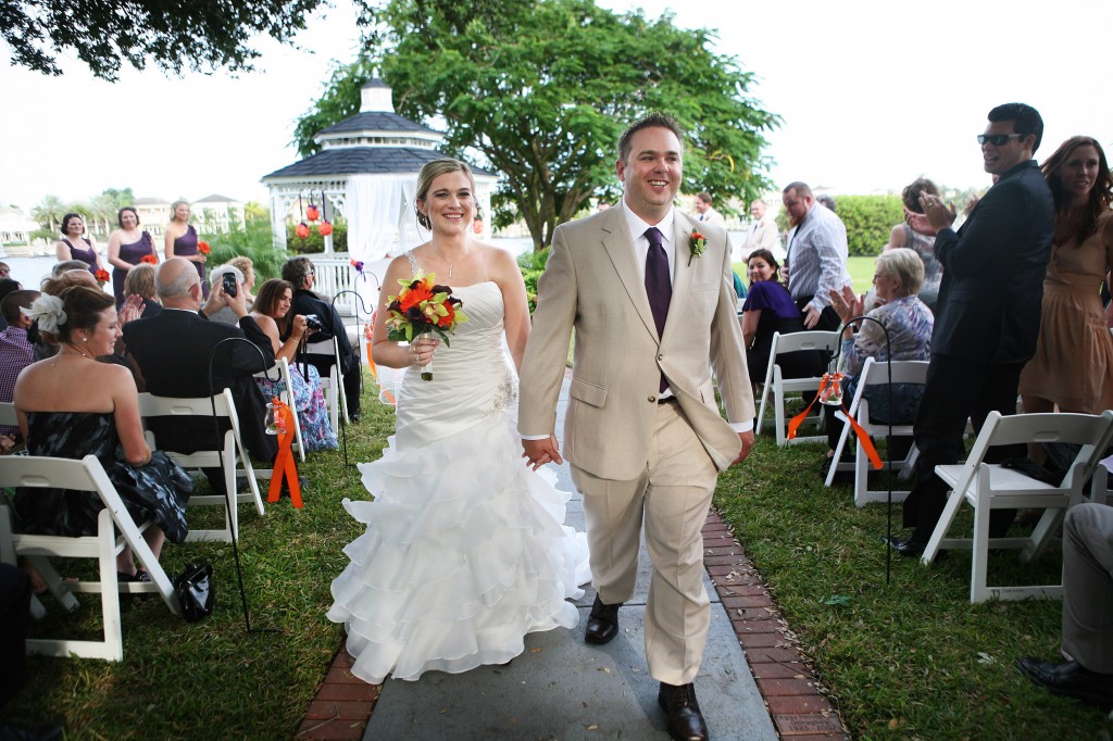 Orange & Purple Oktoberfest Wedding - Davis Island Garden Club - Victor's Photojournalism (18)