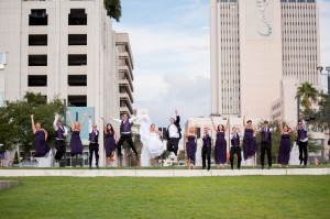 Purple & Silver Downtown Tampa Wedding - University Club of Tampa - Tampa wedding Photographer Life's Highlights (21)