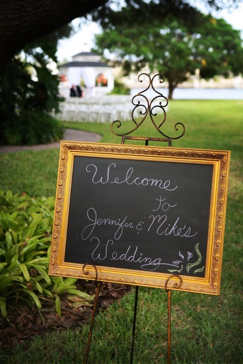 Orange &amp; Purple Oktoberfest Wedding - Davis Island Garden 