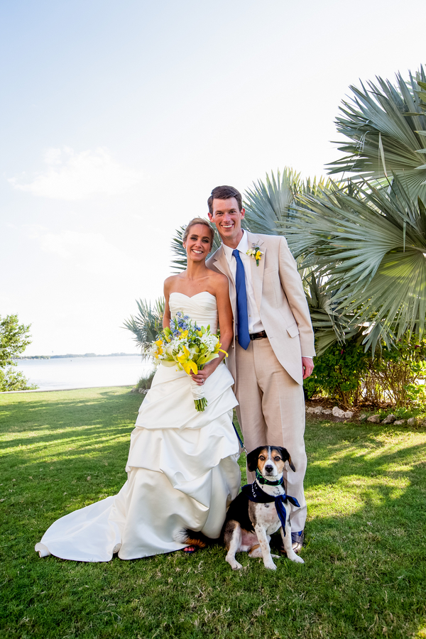 Light Blue & Yellow Waterfront Tampa Bay Watch Wedding - Kimberly Photography (24)