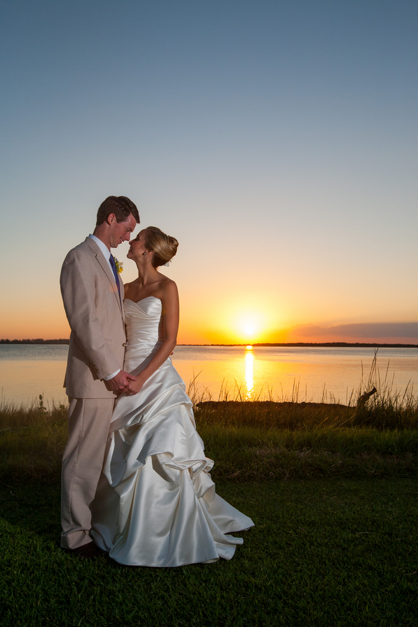 Light Blue & Yellow Waterfront Tampa Bay Watch Wedding - Kimberly Photography (39)