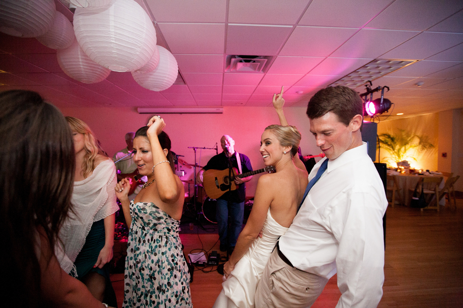 Light Blue & Yellow Waterfront Tampa Bay Watch Wedding - Kimberly Photography (40)