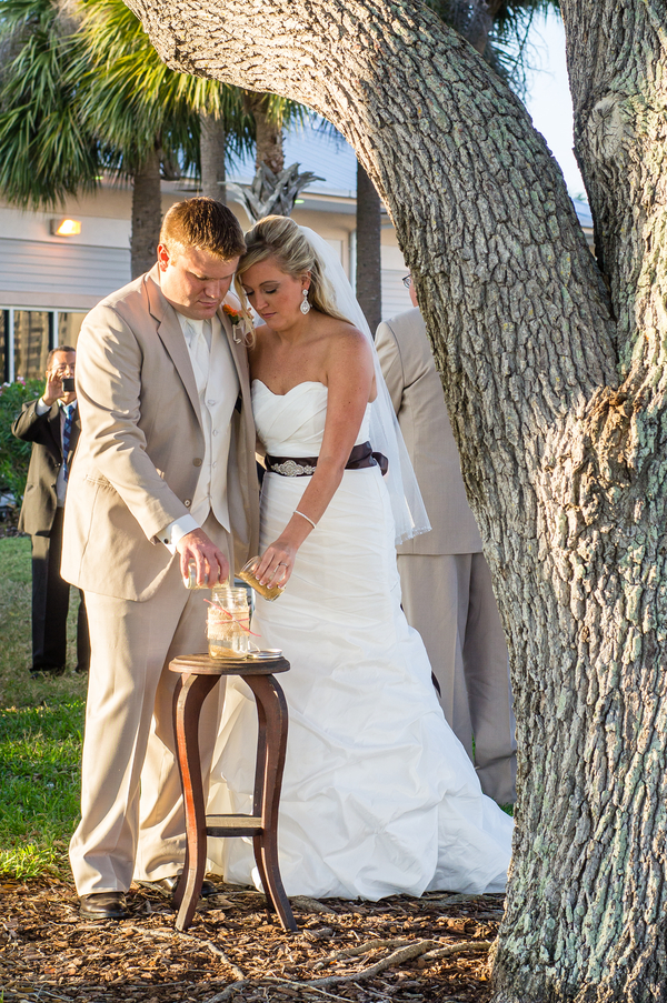 Brown & Coral Seaside Rustic Clearwater Beach Wedding - Ashfall Mixed Media (16)