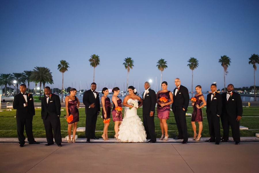 Purple & Orange Mediterranean Downtown St. Pete Wedding - Dali Museum - St. Pete Wedding Photographer Carrie Wildes Photography (23)