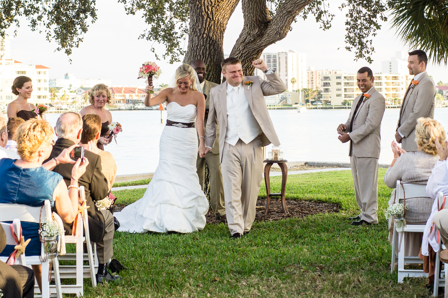 Brown & Coral Seaside Rustic Clearwater Beach Wedding - Ashfall Mixed Media (20)