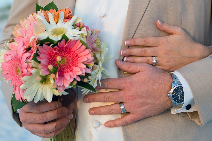 Brown & Coral Seaside Rustic Clearwater Beach Wedding - Ashfall Mixed Media (23)