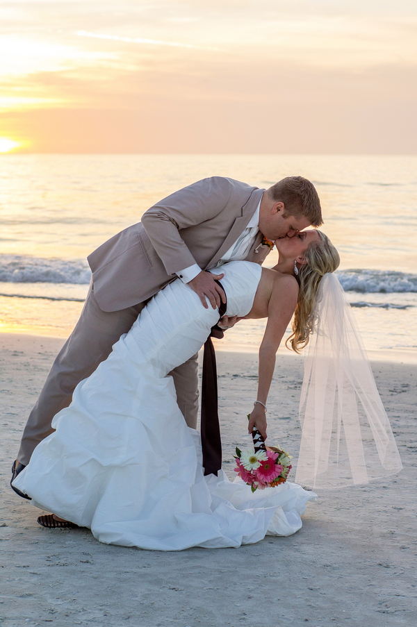Brown & Coral Seaside Rustic Clearwater Beach Wedding - Ashfall Mixed Media (26)