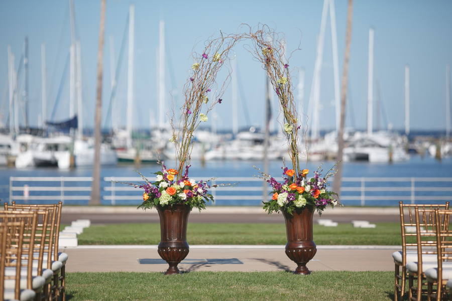 Purple & Orange Mediterranean Downtown St. Pete Wedding - Dali Museum - St. Pete Wedding Photographer Carrie Wildes Photography (9)