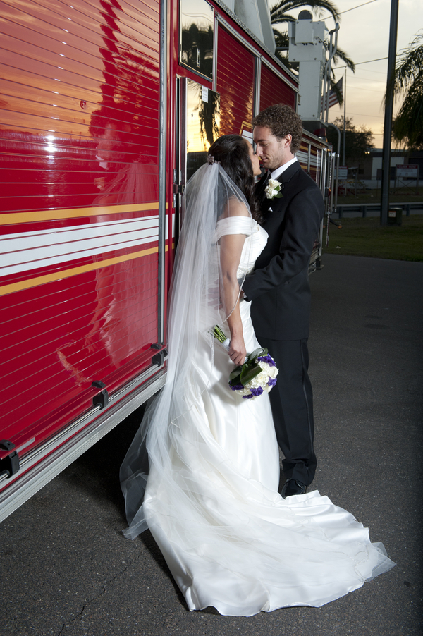 Purple, Silver & Black Tampa Firefighter Wedding - Tampa Wedding Photographer - Legacy Seven Studios (27)