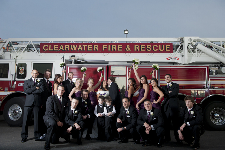 Purple, Silver & Black Tampa Firefighter Wedding - Tampa Wedding Photographer - Legacy Seven Studios (26)