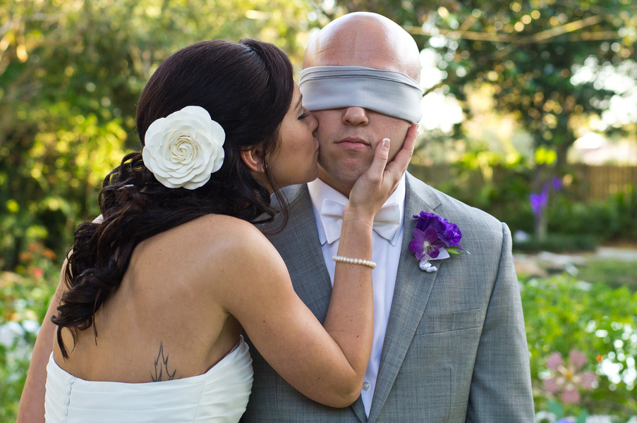 Purple & Grey Stunning Backyard Largo Wedding - Tampa Wedding Photographer Ashfall Mixed Media (9)