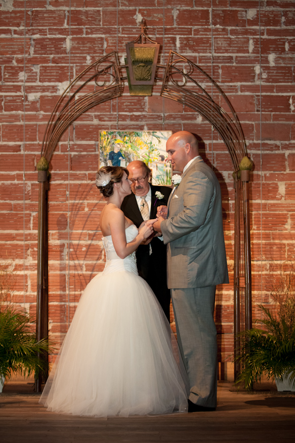 Purple, Grey & Ivory Modern Downtown St. Pete Wedding - NOVA 535 Unique Event Space by James and Elaine Photography (14)