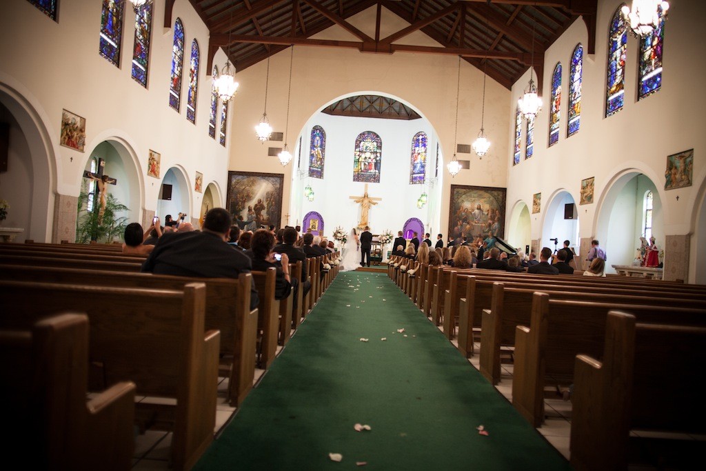 Elegant Black and White Downtown Tampa Wedding - Floridan Palace (23)