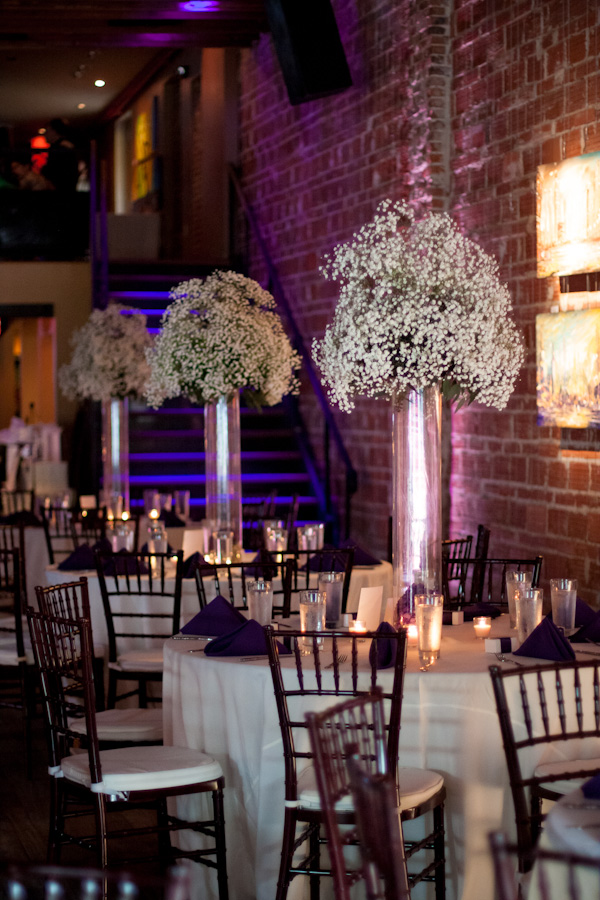 Purple, Grey & Ivory Modern Downtown St. Pete Wedding - NOVA 535 Unique Event Space by James and Elaine Photography (21)