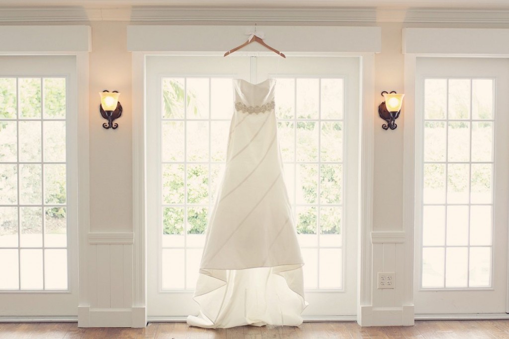 Anne Barge Ryan Gown with Ivy and Aster Sash - Tampa Bridal Shop Malindy Elene Bridal