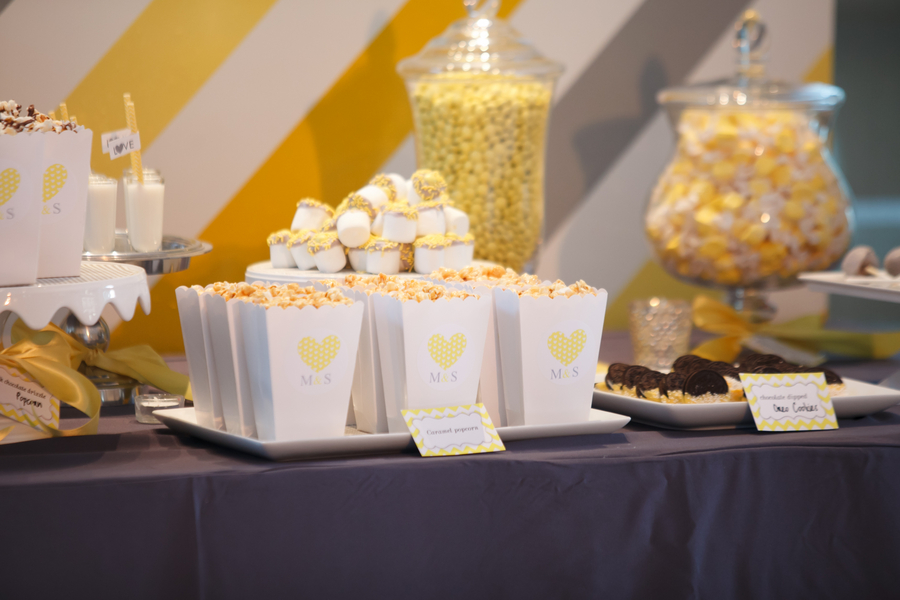 Modern Yellow & Grey Waterfront Tampa Wedding - Carrie Wildes Photography (11)