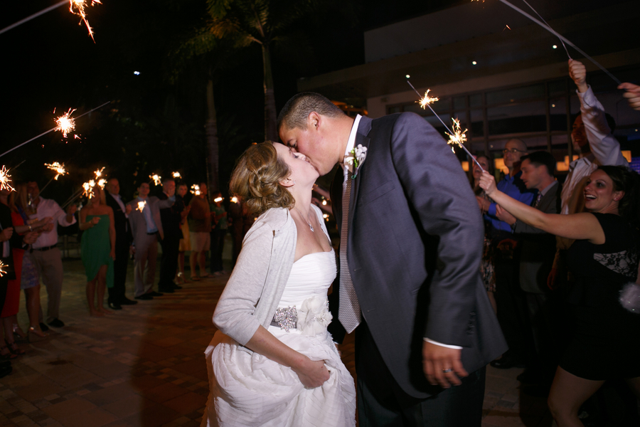 Modern Yellow & Grey Waterfront Tampa Wedding - Carrie Wildes Photography (1)