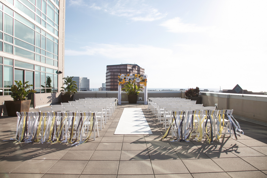 Modern Yellow & Grey Waterfront Tampa Wedding - Carrie Wildes Photography (24)