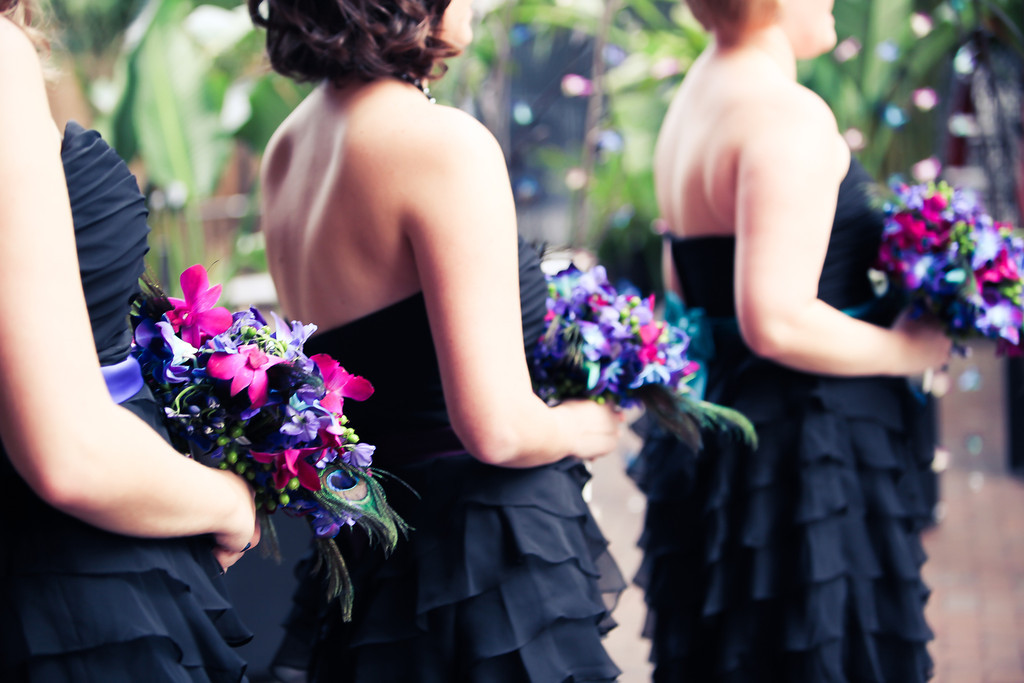 Purple, Teal and Royal Blue Peacock - Themed St. Petersburg Wedding - NOVA 535 Unique Event Space - VRvision Photography (30)