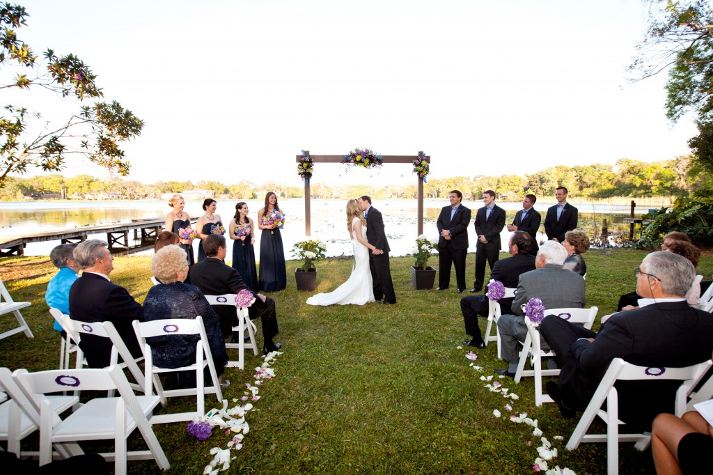 Navy Blue & Purple Backyard Tampa, FL Wedding - Tampa Wedding Photographer Carolina Media Star (17)