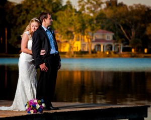 Navy Blue & Purple Backyard Tampa, FL Wedding - Tampa Wedding Photographer Carolina Media Star (15)