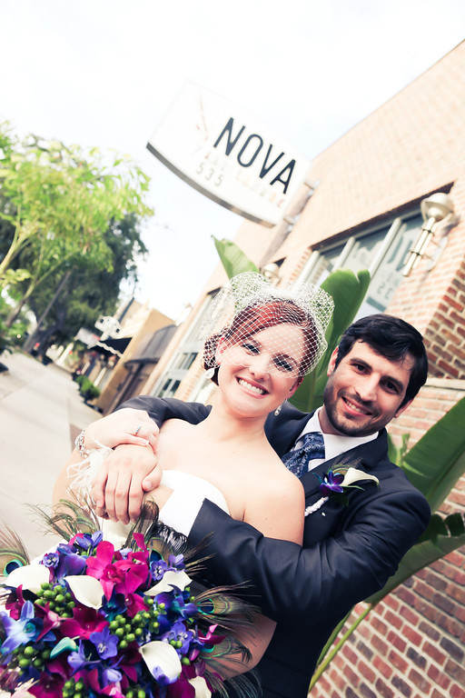 Purple, Teal and Royal Blue Peacock - Themed St. Petersburg Wedding - NOVA 535 Unique Event Space - VRvision Photography (19)