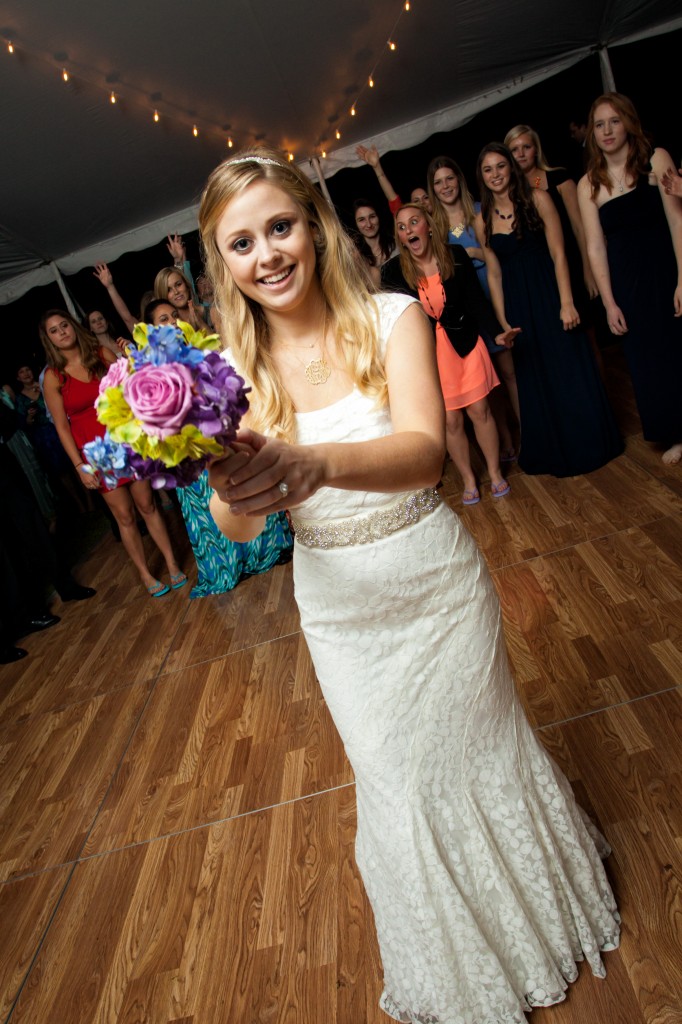 Navy Blue & Purple Backyard Tampa, FL Wedding - Tampa Wedding Photographer Carolina Media Star (5)