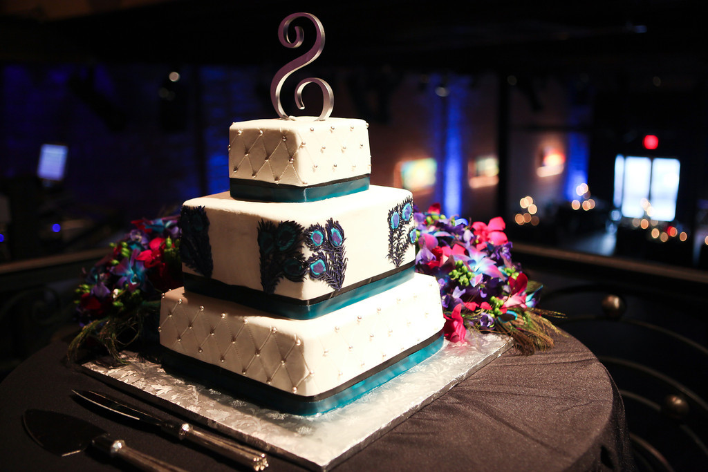 Purple, Teal and Royal Blue Peacock - Themed St. Petersburg Wedding - NOVA 535 Unique Event Space - VRvision Photography (11)